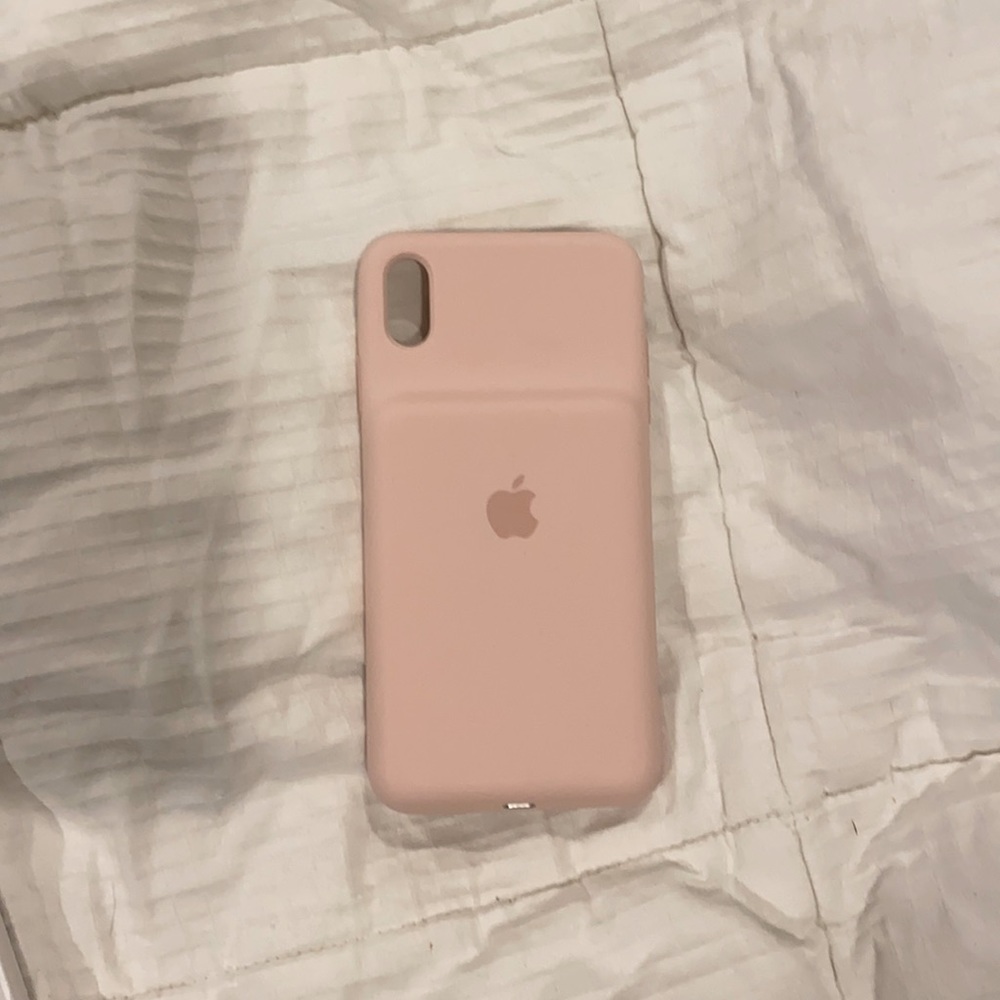 Authentic iPhone XS Max smart battery case pink